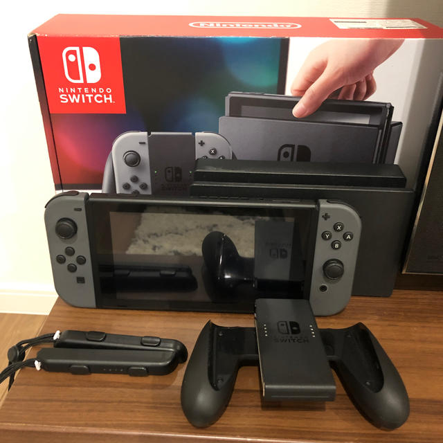 Nintendo Switch JOY-CON グレー 本体  HAC-S-KA