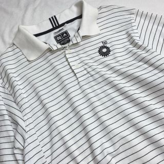 アディダス(adidas)のadidas ボーダートップス(Tシャツ(半袖/袖なし))