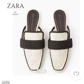 ザラ(ZARA)のZARA コントラストバンド付きミュール(ミュール)