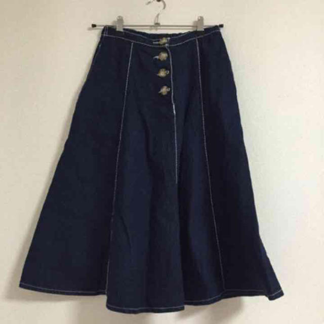 AS KNOW AS(アズノウアズ)のasknowas♡ロングデニムスカート レディースのスカート(ロングスカート)の商品写真