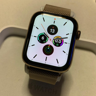 アップルウォッチ(Apple Watch)のApple Watch series4 セルラー 44mm ゴールド ステンレス(腕時計(デジタル))
