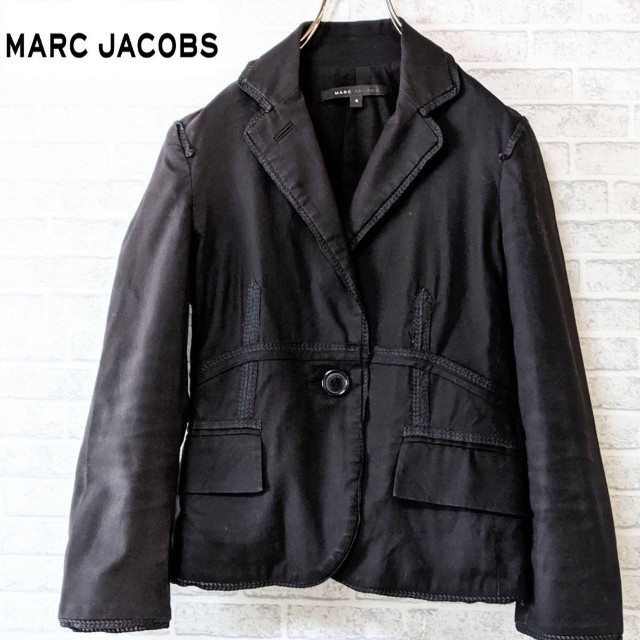 MARC JACOBS(マークジェイコブス)のMARC JACOBS マークジェイコブス　ブラック　ジャケット レディースのジャケット/アウター(テーラードジャケット)の商品写真