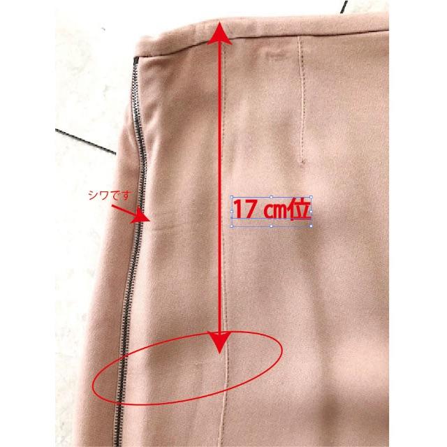N°21(ヌメロヴェントゥーノ)のN°21 ヌメロヴェントゥーノ ジッパースリット スカート レディースのスカート(ひざ丈スカート)の商品写真