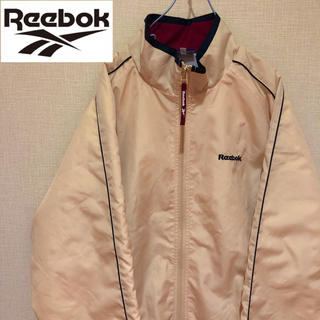 リーボック(Reebok)の【キャンプのお供にに！】Reebok 90s ベージュ ナイロン製ジャケット(ナイロンジャケット)