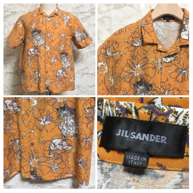 Jil Sander(ジルサンダー)の【17SS】【美品】JIL SANDER オープンカラー花柄シャツ メンズのトップス(シャツ)の商品写真