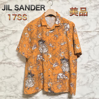 ジルサンダー(Jil Sander)の【17SS】【美品】JIL SANDER オープンカラー花柄シャツ(シャツ)