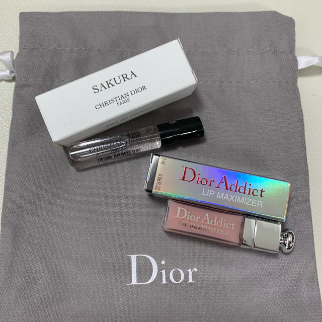 Dior(ディオール)のディオール　マキシマイザー &香水サンプルセットII コスメ/美容のベースメイク/化粧品(リップグロス)の商品写真