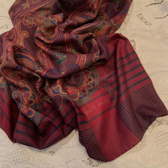 ETRO(エトロ)のスカーフ　超大判　ETRO ウール レディースのファッション小物(バンダナ/スカーフ)の商品写真