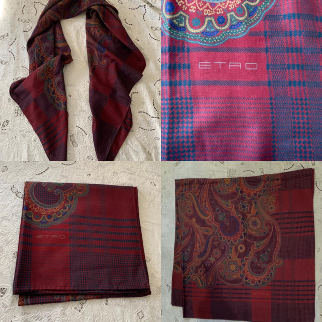 ETRO(エトロ)のスカーフ　超大判　ETRO ウール レディースのファッション小物(バンダナ/スカーフ)の商品写真