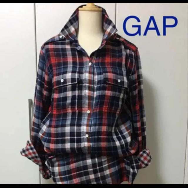 GAP(ギャップ)のチェックシャツ ギャップ GAP XXS ロング丈 レディースのトップス(シャツ/ブラウス(長袖/七分))の商品写真