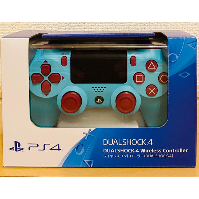 PS4 ワイヤレスコントローラー DUALSHOCK4 ゲオ限定 ベリー・ブルー