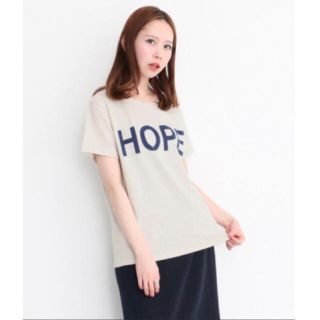 ケービーエフ(KBF)のKBF＊HOPE前後プリントTEE(Tシャツ(半袖/袖なし))