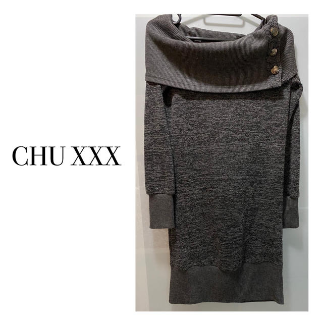 CHU XXX(チュー)の𝐶𝐻𝑈 𝑋𝑋𝑋 …𝑜𝑛𝑒𝑝𝑖𝑒𝑐𝑒… レディースのワンピース(ミニワンピース)の商品写真