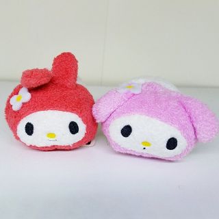 サンリオ(サンリオ)のマイメロ ツムツム風 ぬいぐるみ(キャラクターグッズ)