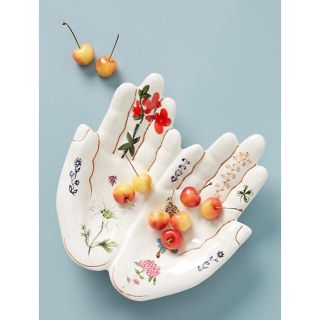 アンソロポロジー(Anthropologie)の★Smile様専用★　アンソロポロジー  ナタリーレテ　ハンドモチーフ　プレート(食器)