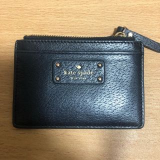 ケイトスペードニューヨーク(kate spade new york)のkate spade パスケース 黒(名刺入れ/定期入れ)