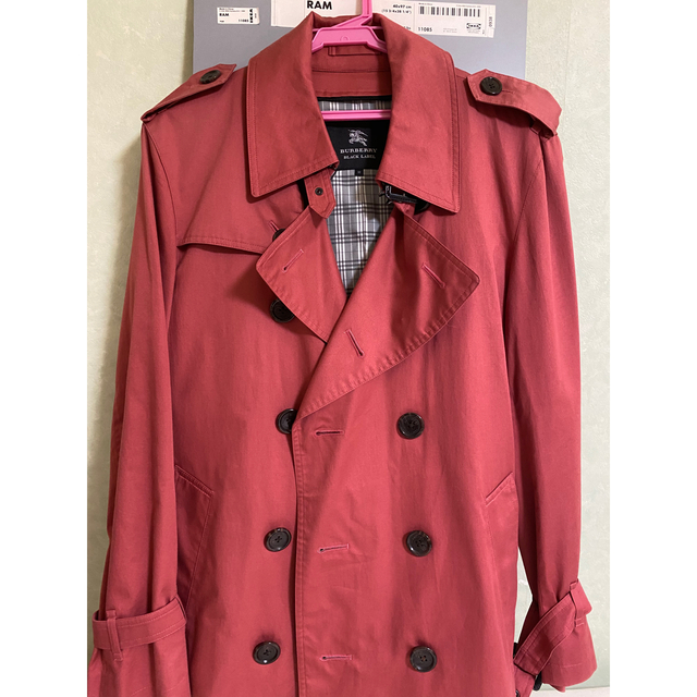 BURBERRY コート トレンチコート レッド 赤