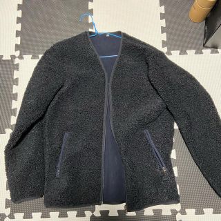 ユニクロ(UNIQLO)のUNIQLO ボアフリース カーディガン 未使用 M(カーディガン)