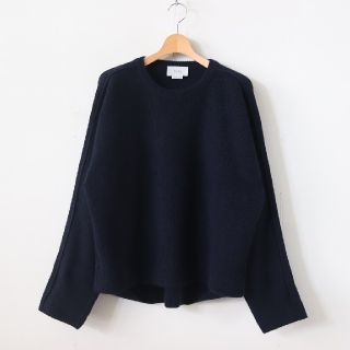 コモリ(COMOLI)のYOKE 7G ALPACA CARDIGAN RIB STITCH KNIT(ニット/セーター)