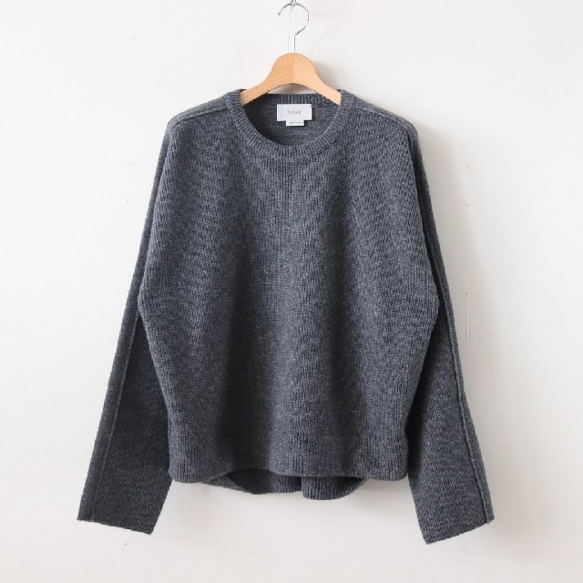 メンズYOKE 7G ALPACA CARDIGAN RIB STITCH KNIT