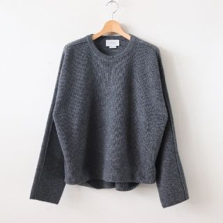 コモリ(COMOLI)のYOKE 7G ALPACA CARDIGAN RIB STITCH KNIT(ニット/セーター)