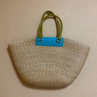 フルラ(Furla)の☆ラストお値下げからさらにセール☆FURLAかごバック🌻袋付き(かごバッグ/ストローバッグ)