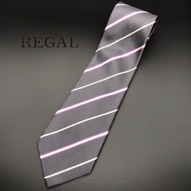 REGAL(リーガル)のリーガル シルクネクタイ☆定番 トラッド レジメンタル メンズのファッション小物(ネクタイ)の商品写真