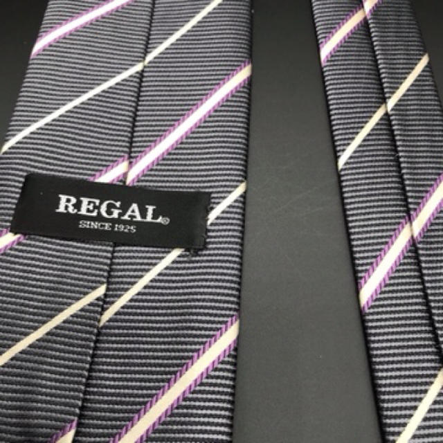 REGAL(リーガル)のリーガル シルクネクタイ☆定番 トラッド レジメンタル メンズのファッション小物(ネクタイ)の商品写真