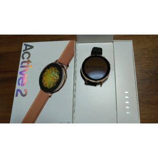 サムスン(SAMSUNG)のGalaxy watch Active2 44mm ステンレス ゴールド(その他)