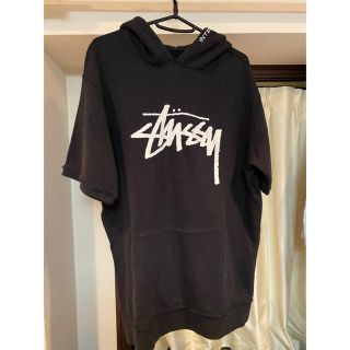 ステューシー(STUSSY)のstussy 半袖フーディー(パーカー)