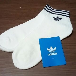 アディダス(adidas)のアディダス　靴下　ソックス　白(ソックス)