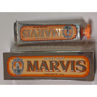 マービス(MARVIS)の【新品未使用】正規輸入品！MARVIS歯磨き粉　75ml　ジンジャー・ミント(歯磨き粉)