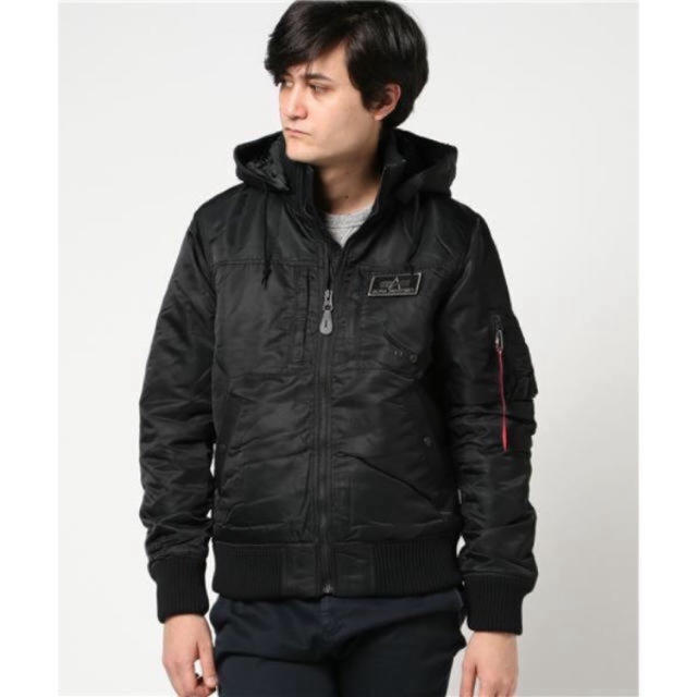 アルファインダストリーズ マウンテンパーカー L 黒 ALPHA INDUSTRIES INC メンズ   【221229】