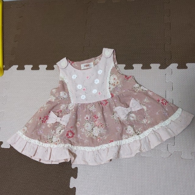 Souris(スーリー)のSouris ワンピース90サイズ キッズ/ベビー/マタニティのキッズ服女の子用(90cm~)(ワンピース)の商品写真