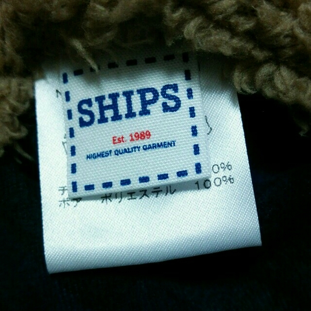 SHIPS(シップス)のSHIPS ボアポンチョ キッズ/ベビー/マタニティのこども用ファッション小物(おくるみ/ブランケット)の商品写真