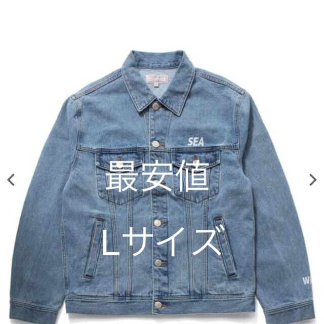 早い物勝ちwind and sea  guess デニムジャケットLサイズ