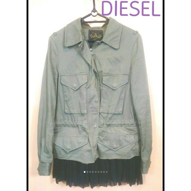 DIESEL(ディーゼル)のDIESEL　状態良好　甘辛　ミリタリージャケット　春 秋 レディースのジャケット/アウター(ミリタリージャケット)の商品写真