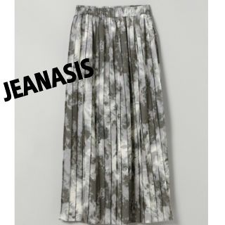 ジーナシス(JEANASIS)の↓【新品】JEANASISジーナシス／タイダイプリーツロングスカート 流行 人気(ロングスカート)