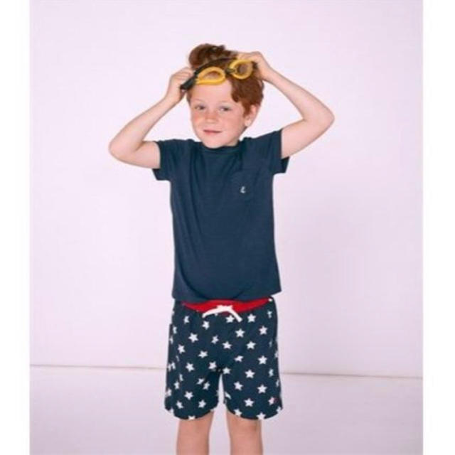 PETIT BATEAU(プチバトー)の☆SALE☆4ans プチバトー キッズ_プリントトランクス水着 キッズ/ベビー/マタニティのキッズ服男の子用(90cm~)(下着)の商品写真