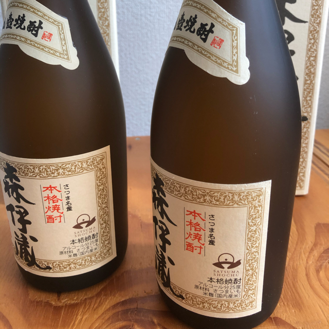 森伊蔵720ml x2本セット 食品/飲料/酒の酒(焼酎)の商品写真