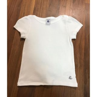 プチバトー(PETIT BATEAU)のプチバトー　3歳　94cm 女の子　白シャツ(Tシャツ/カットソー)