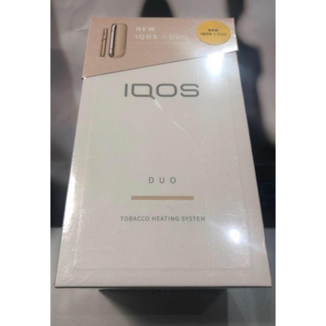 IQOS(アイコス)ののそきんさん専用　【新品未開封】IQOS 3 DUO ゴールドとブルー メンズのファッション小物(タバコグッズ)の商品写真