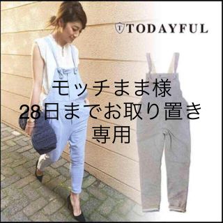 トゥデイフル(TODAYFUL)のtodayful スウェットサロペット(サロペット/オーバーオール)