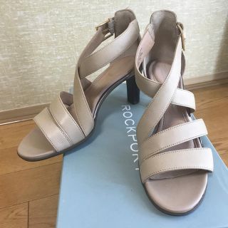 ロックポート(ROCKPORT)のロックポート　ベージュ　サンダル  23センチ(サンダル)