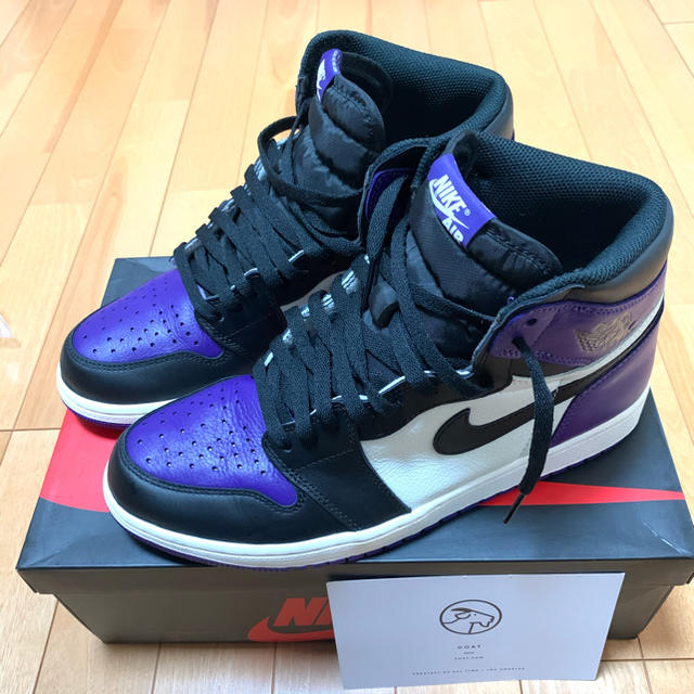 NIKE(ナイキ)のピカデリー4679様専用　JORDAN 1 COURT PURPLE 28.5 メンズの靴/シューズ(スニーカー)の商品写真