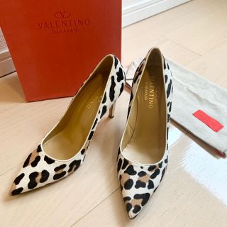 ヴァレンティノ(VALENTINO)のAさん専用✨VALENTINOヴァレンチノパンプス38ハーフヒョウ柄(ハイヒール/パンプス)