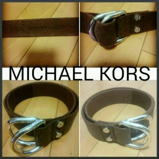 マイケルコース(Michael Kors)の大特価！マイケルコース レザー ベルト(ベルト)