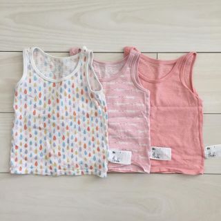 ユニクロ(UNIQLO)の80cm女の子 タンクトップインナー(肌着/下着)