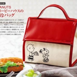 スヌーピー(SNOOPY)のInRed インレッド 2020年 5月号 【付録】スヌーピー　保冷バッグ(ファッション)