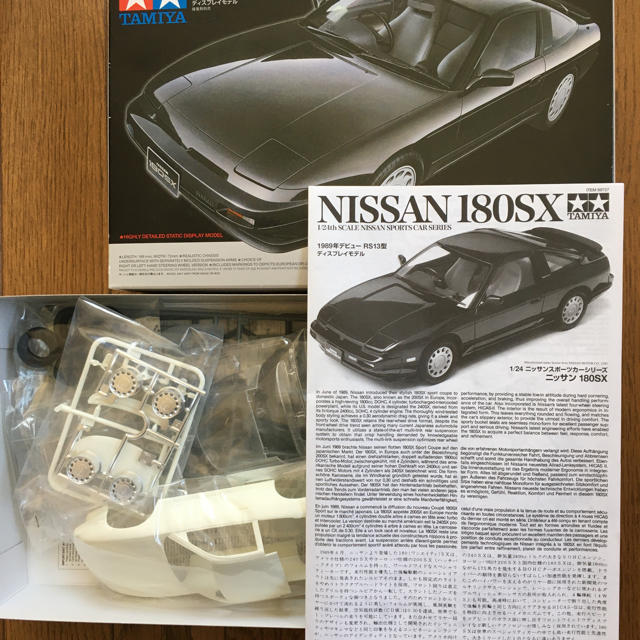 日産(ニッサン)の【プラモデル】NISSAN 180SX エンタメ/ホビーのおもちゃ/ぬいぐるみ(模型/プラモデル)の商品写真